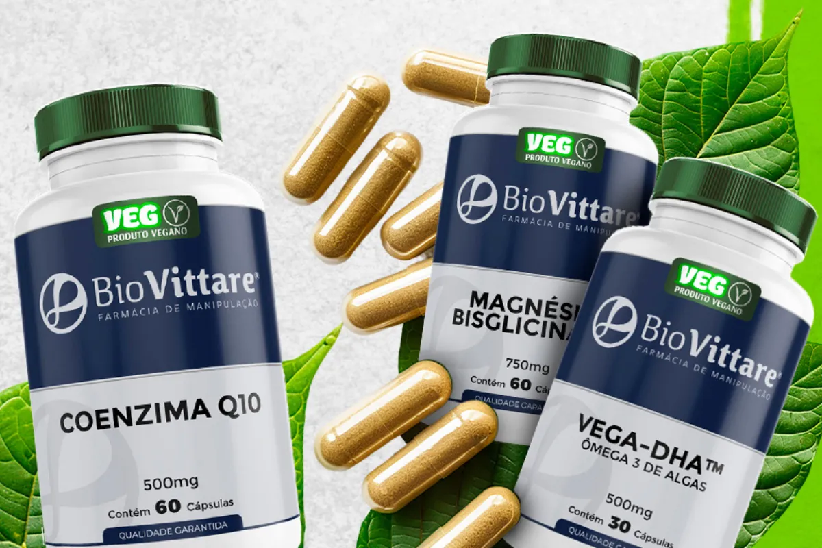 Imagem ilustrativa para o artigo Suplementos veganos: o que são, benefícios e como escolher opções seguras e de qualidade da BioVittare